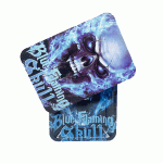 Metal Tray (S) w/ Cover - RT-034 - Blue Skull