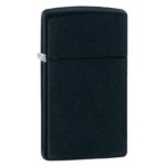 Zippo Lighter (ZIP-1618) Slim Matte Black