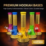 Glow Bong - 13" (H) - (GB-3035)